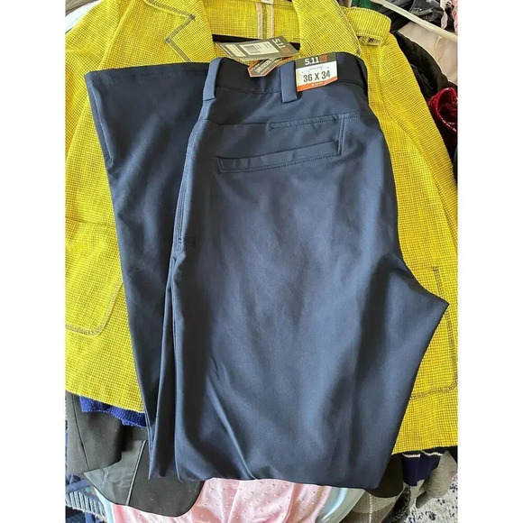 NWT 511Tactital Men's Black Enduro Flex Slim Fit Bravo Pants Size 34W 36L - Picture 2 of 5